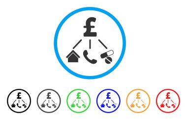 Hayat Lirası giderleri yuvarlak simge