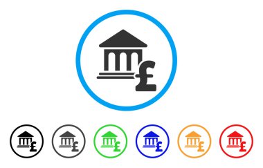 Müze Pound ödeme yuvarlak simge