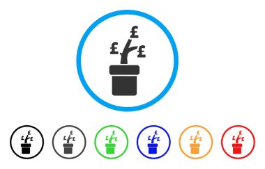 Simge Lirası iş proje bitki yuvarlak