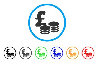 Yuvarlak simge Lirası paraları