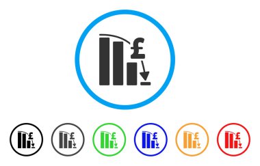 Lirası mali Epic Fail yuvarlak simge