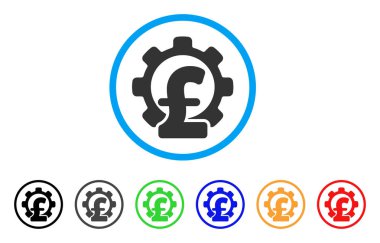 Lirası finans sektöründe yuvarlak simge