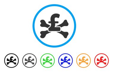 Lirası ölümlü borç yuvarlak simge