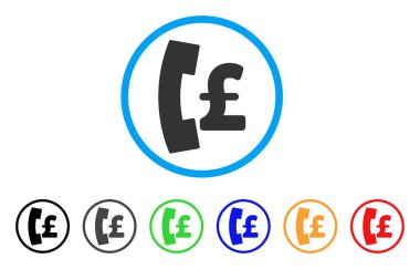 Lirası Ankesörlü telefon yuvarlak simge