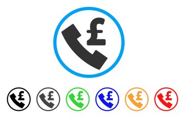 Lirası Ankesörlü telefon yuvarlak simge