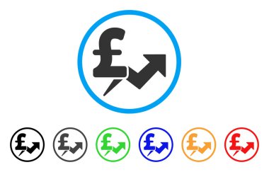Lirası fiyat büyüme yuvarlak simge