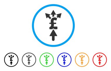 Pay Pound ödeme yuvarlak kutsal kişilerin resmi