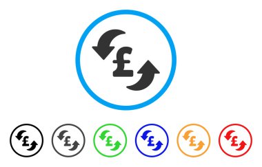 Pound maliyet yuvarlak Simge Güncelleştir