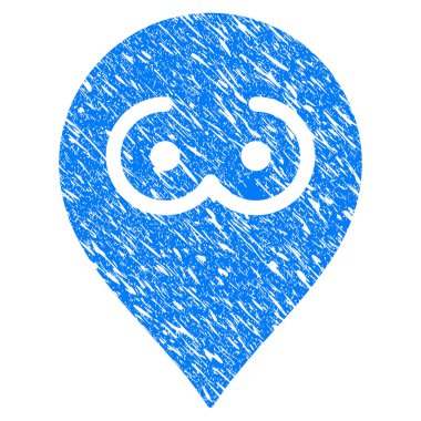 Genelev göğüsleri Marker Grunge simgesi