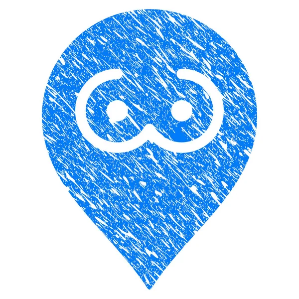 Genelev göğüsleri Marker Grunge simgesi