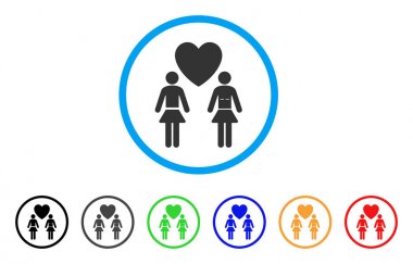 Simge Lesbi aşk çift yuvarlak