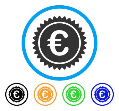 Avrupa kalite damgası yuvarlak simge