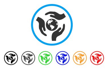 Genel bakım yuvarlak simge