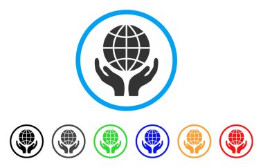 Küresel eller yuvarlak simge