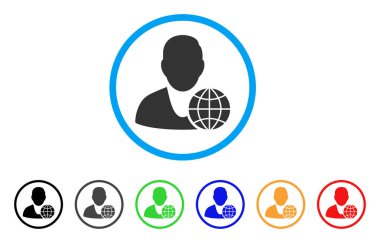 Genel Müdür yuvarlak simge