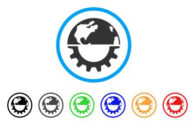 Uluslararası sanayi yuvarlak simge