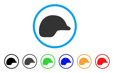 Motosiklet kask yuvarlak simge