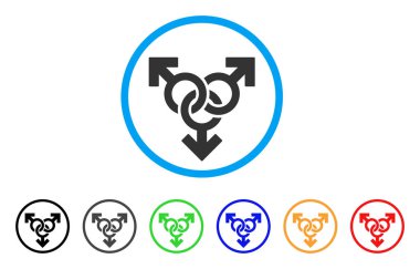 Grup Gay Sex simgesi yuvarlak