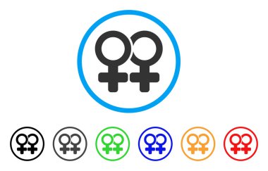 Simge Lesbi çift yuvarlak