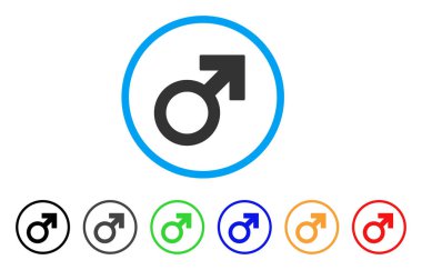 Mars yuvarlak simge simge