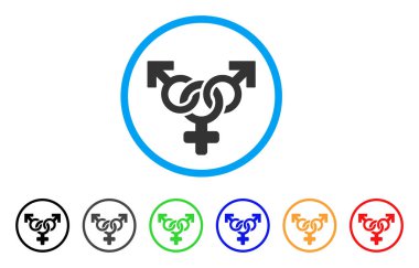 Polyandry yuvarlak simge