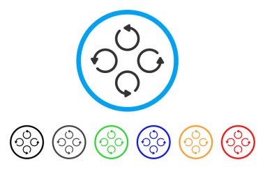 Yuvarlak döndürme simgesi