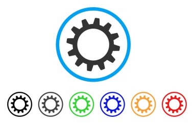 Dişli yuvarlak simge