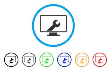 Masaüstü seçeneklerini yuvarlak simge