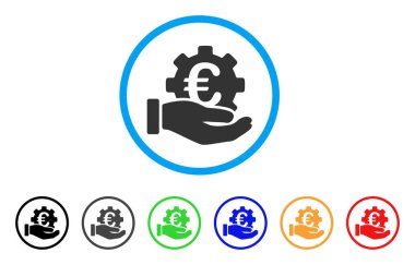 Avrupa Kalkınma hizmet el yuvarlak simgesi