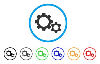 Gears'ı yuvarlak simge