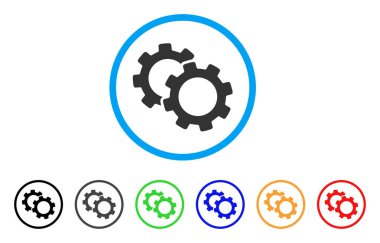 Gears'ı yuvarlak simge