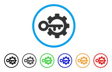 Anahtar yuvarlak simge seçenekleri