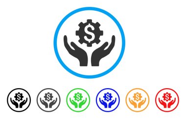 Bakım fiyat simgesi yuvarlak