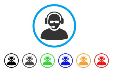 Operatör yuvarlak simge