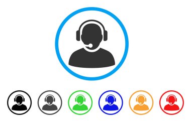 Operatör yuvarlak simge