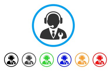 Hizmet Yöneticisi simgesini yuvarlak