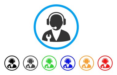 Destek Yöneticisi simgesini yuvarlak