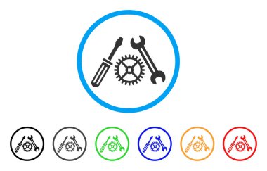 Ayarlama Servisi simgesini yuvarlak