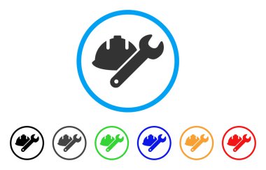 Kalkınma yuvarlak simge