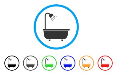 Banyo duş yuvarlak simge