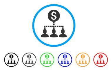 Para alıcıların simge yuvarlak