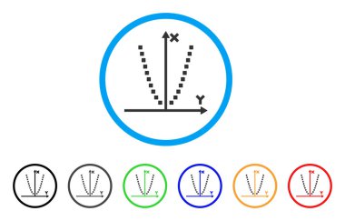 Simge parabole arsa yuvarlak