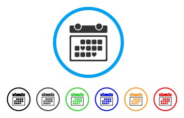 En sevdiğim gün yuvarlak simge