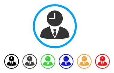 Zaman Yöneticisi simgesini yuvarlak