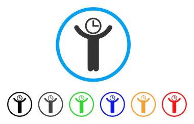 Zaman Yöneticisi simgesini yuvarlak