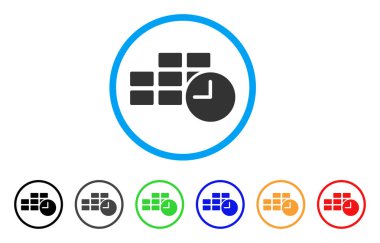 Tarih saat yuvarlak simgesini