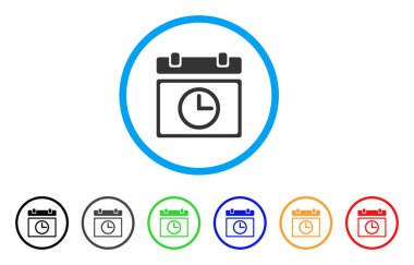 Tarih saat yuvarlak simgesini