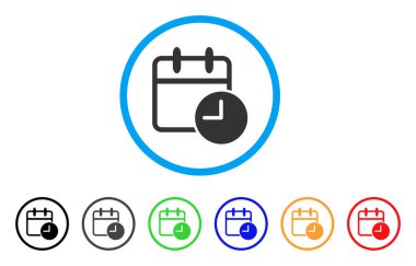 Tarih saat yuvarlak simgesini