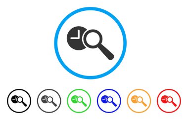 Zaman yuvarlak simgesini bulun