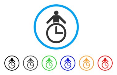 Zaman Yöneticisi simgesini yuvarlak